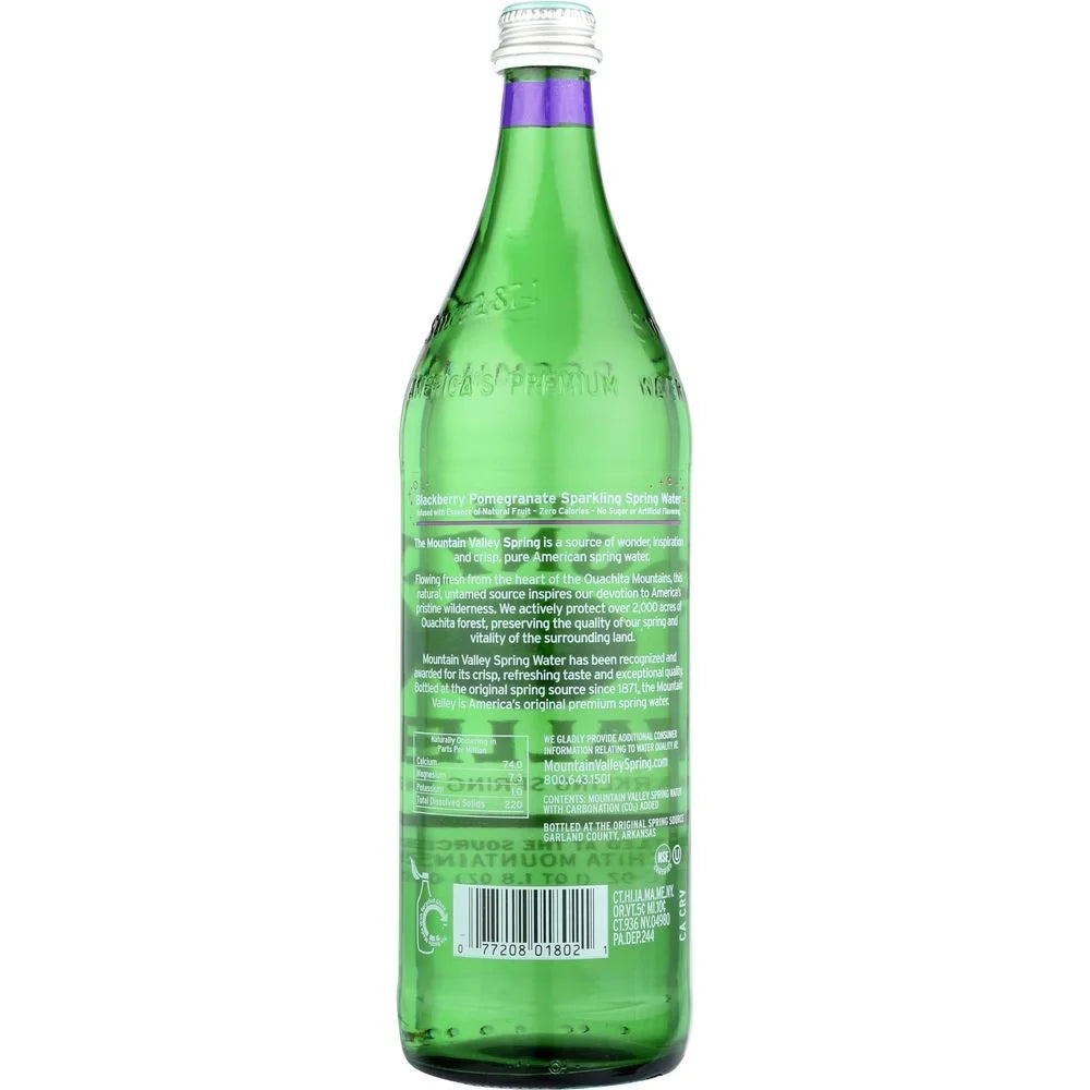 Blackberry Pomegranate Sparkling Water, 1 Liter, 12 per Case G155