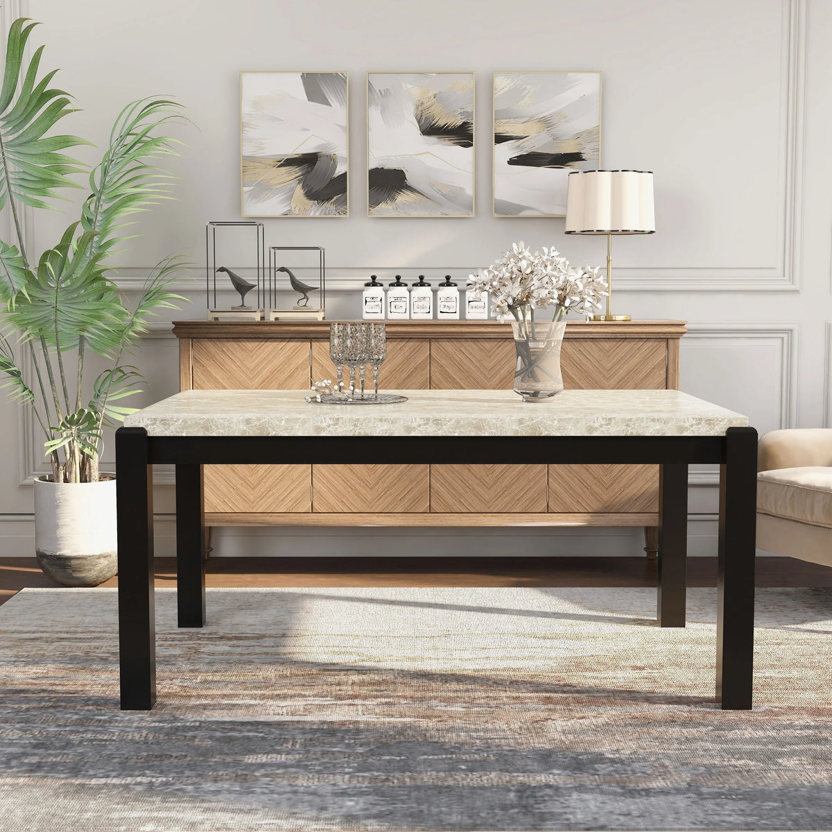 Walnut 64-inch Wood Dining Table A263294