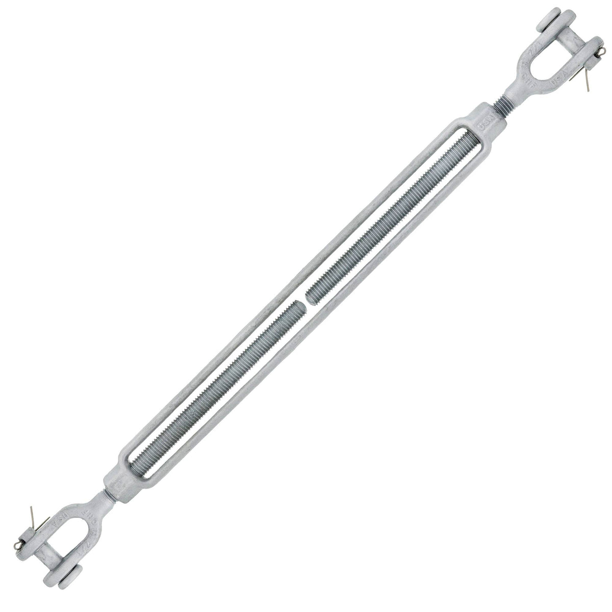 1/2 x 12 Hot Dip Galvanized Jaw x Jaw Turnbuckle L785