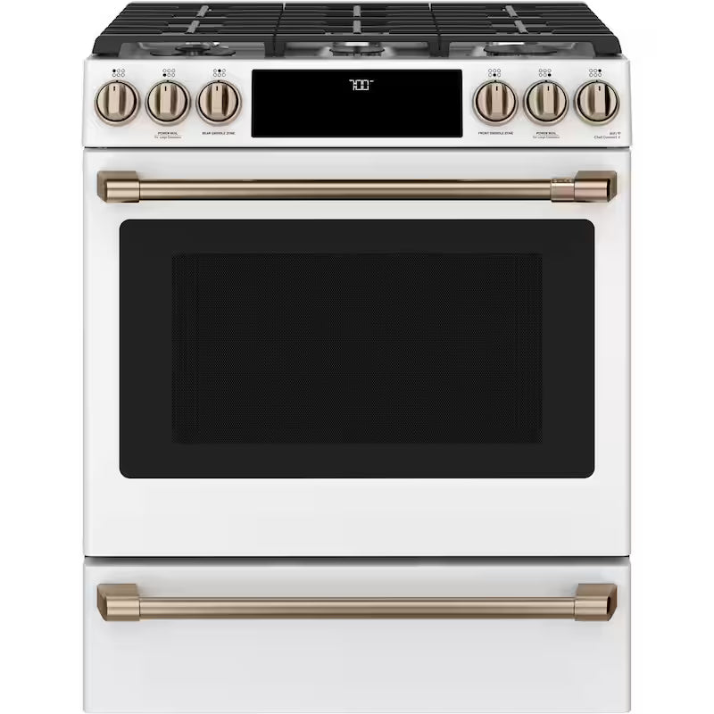 5.6 cu. ft. Smart Slide-In Gas Range with True Convection, Air Fry S1419