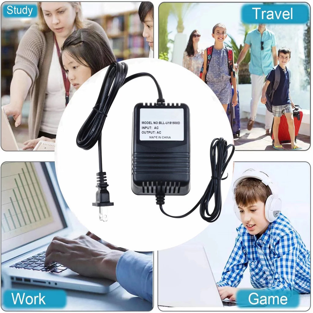 Compatible AC / DC Adapter Replacement 9V - 10 VAC Power Supply M931