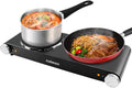 Electric Hot Plate Single Burner 1500W Cast Iron Stainless Steel R674778