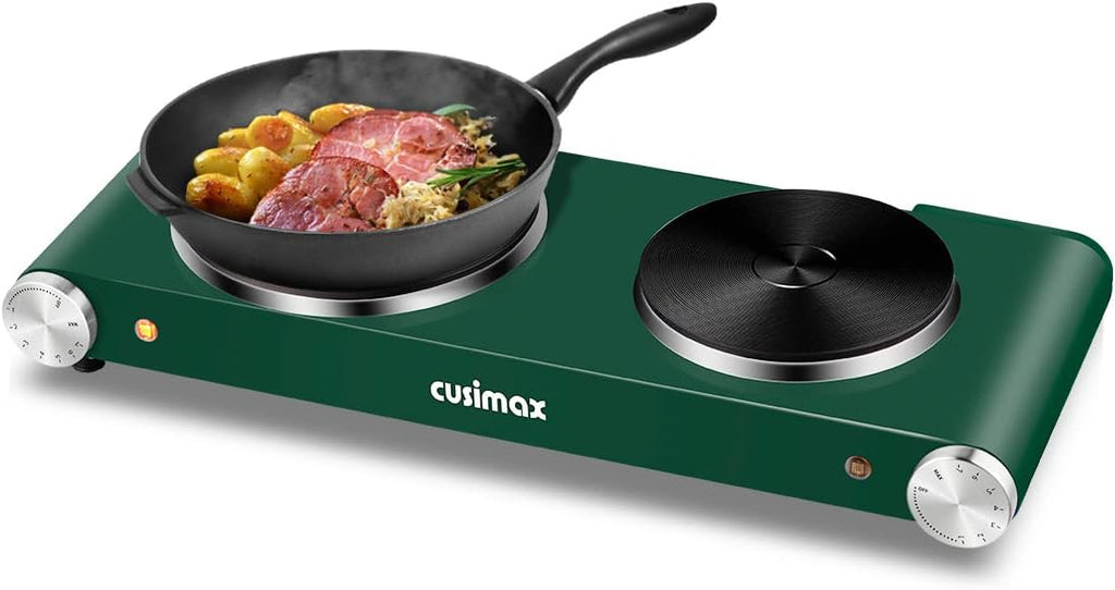 Electric Hot Plate Single Burner 1500W Cast Iron Stainless Steel R674778