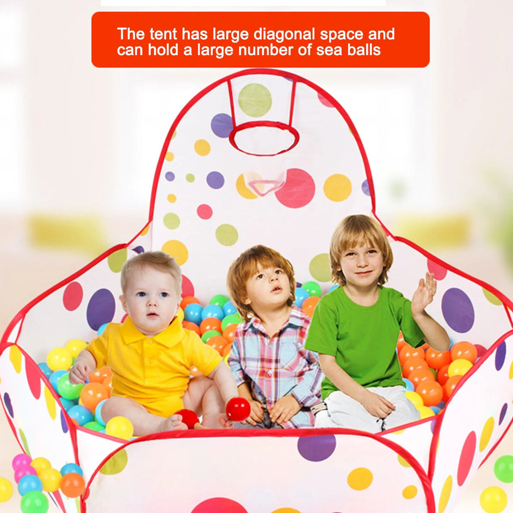 Kids Indoor Pop Up Ball Play Tent Playhouse Ball Pit Pool Playpen O6392