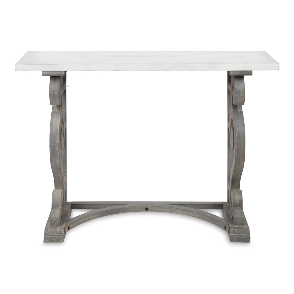 Solid Wood Farmhouse Console Table E760