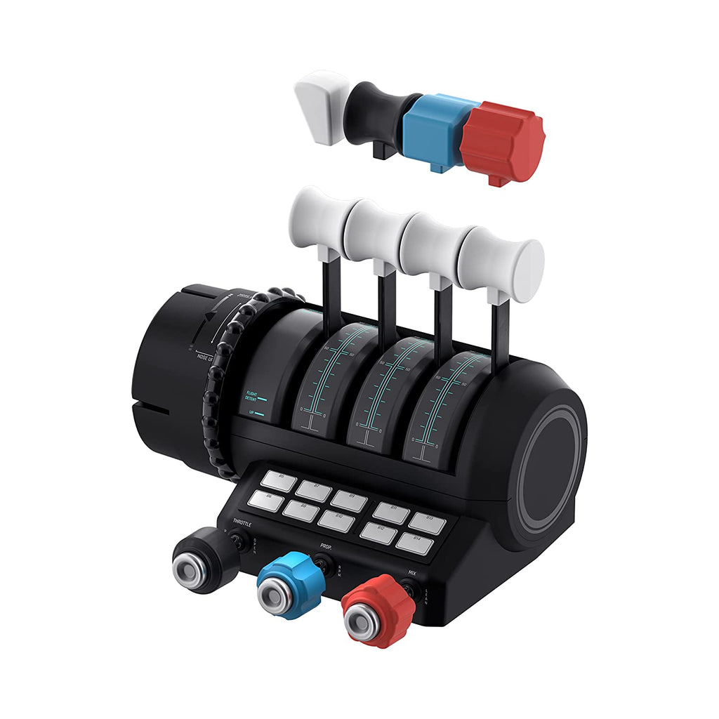 Black Universal Control System for Flight Simulation O764
