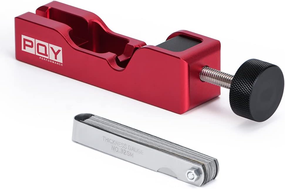 Pack of 2 Universal Spark Plug Gap Tool (red+feeler gauge) G8603