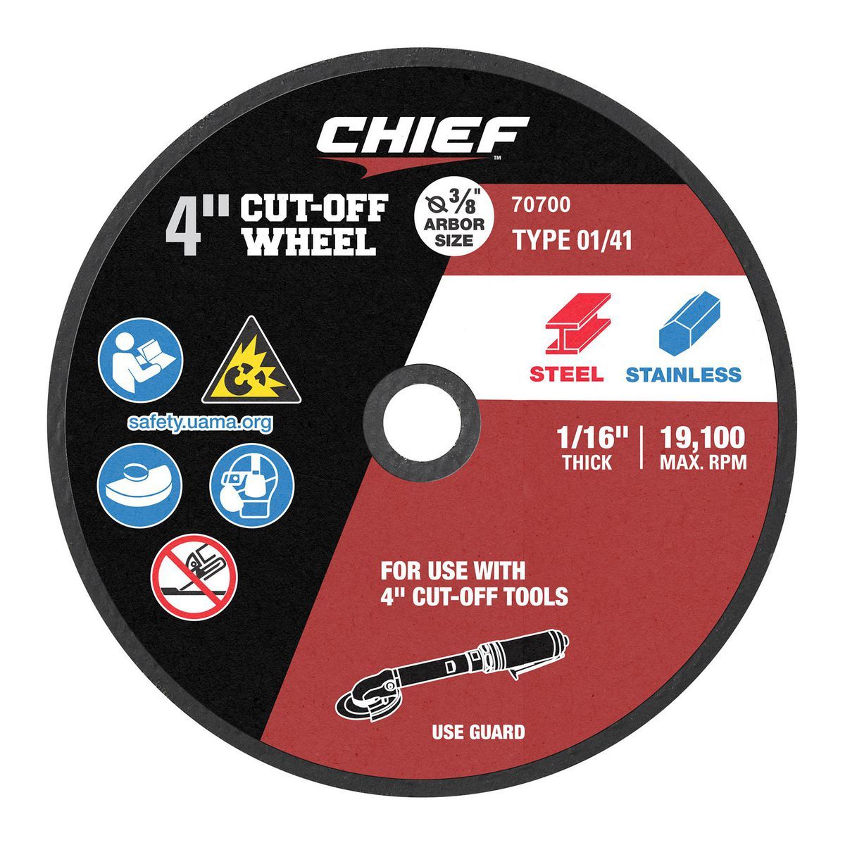 4 in. Cut-Off Wheels 5-Pack N2802