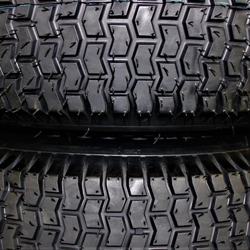 (Set of 2) 20x8.00-8 Lawn Mower Tires with Keyed Hub Wheel F5341