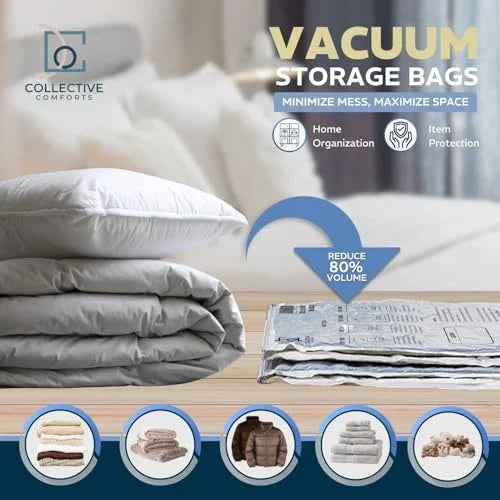 8 Pack XXL Jumbo Vacuum Storage Bags J3331