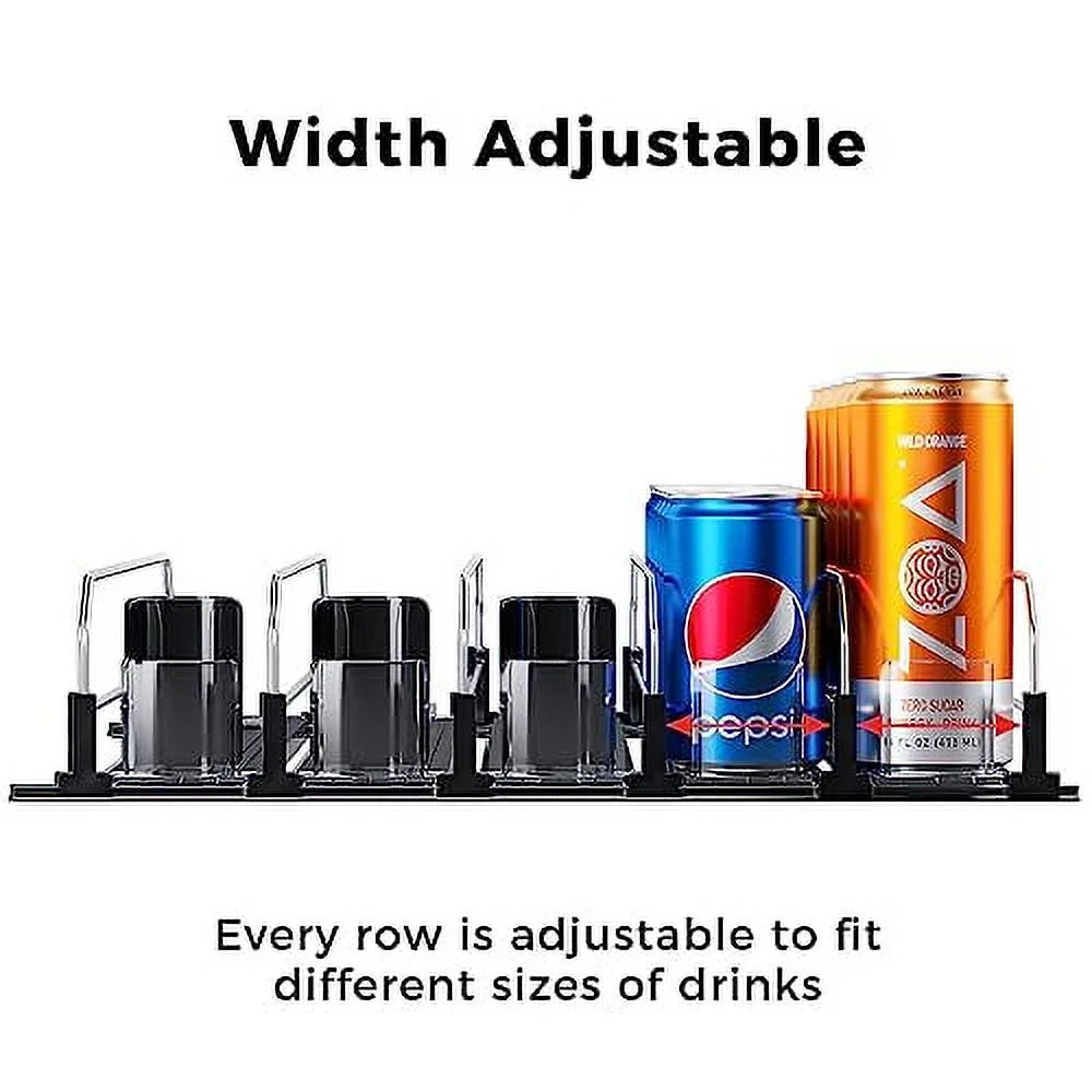 Black 5 Rows Drink Organizer G7048