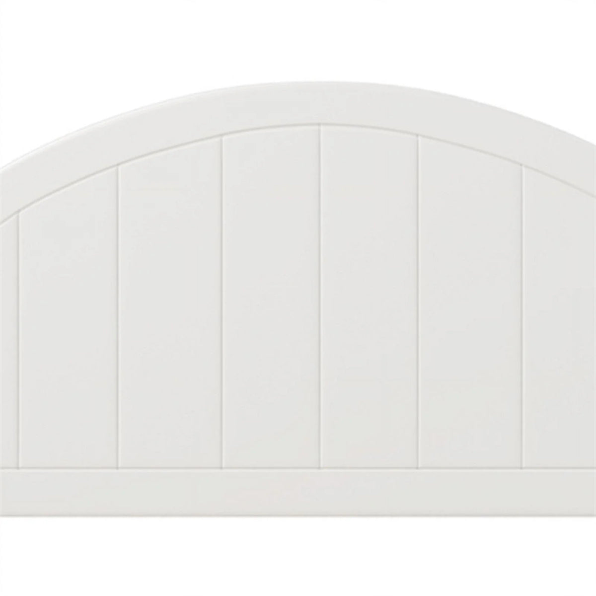 Solid Wood Queen Bed White U461334
