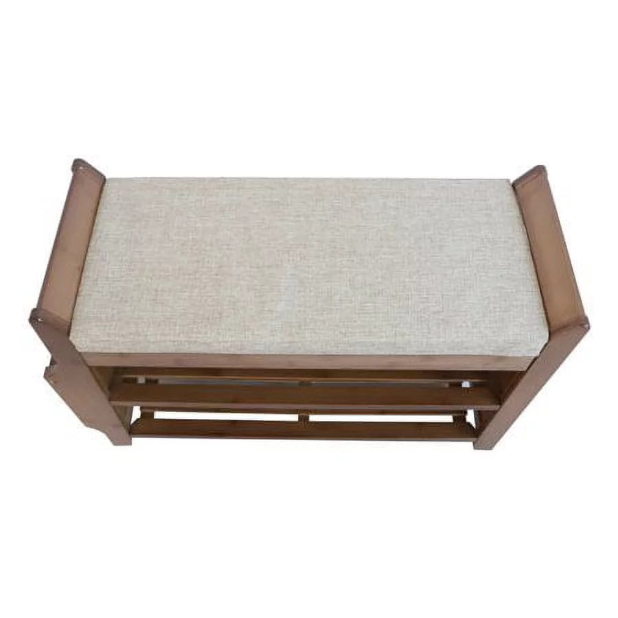 2 Tier Shoe Storage Bench with Drawer J1788