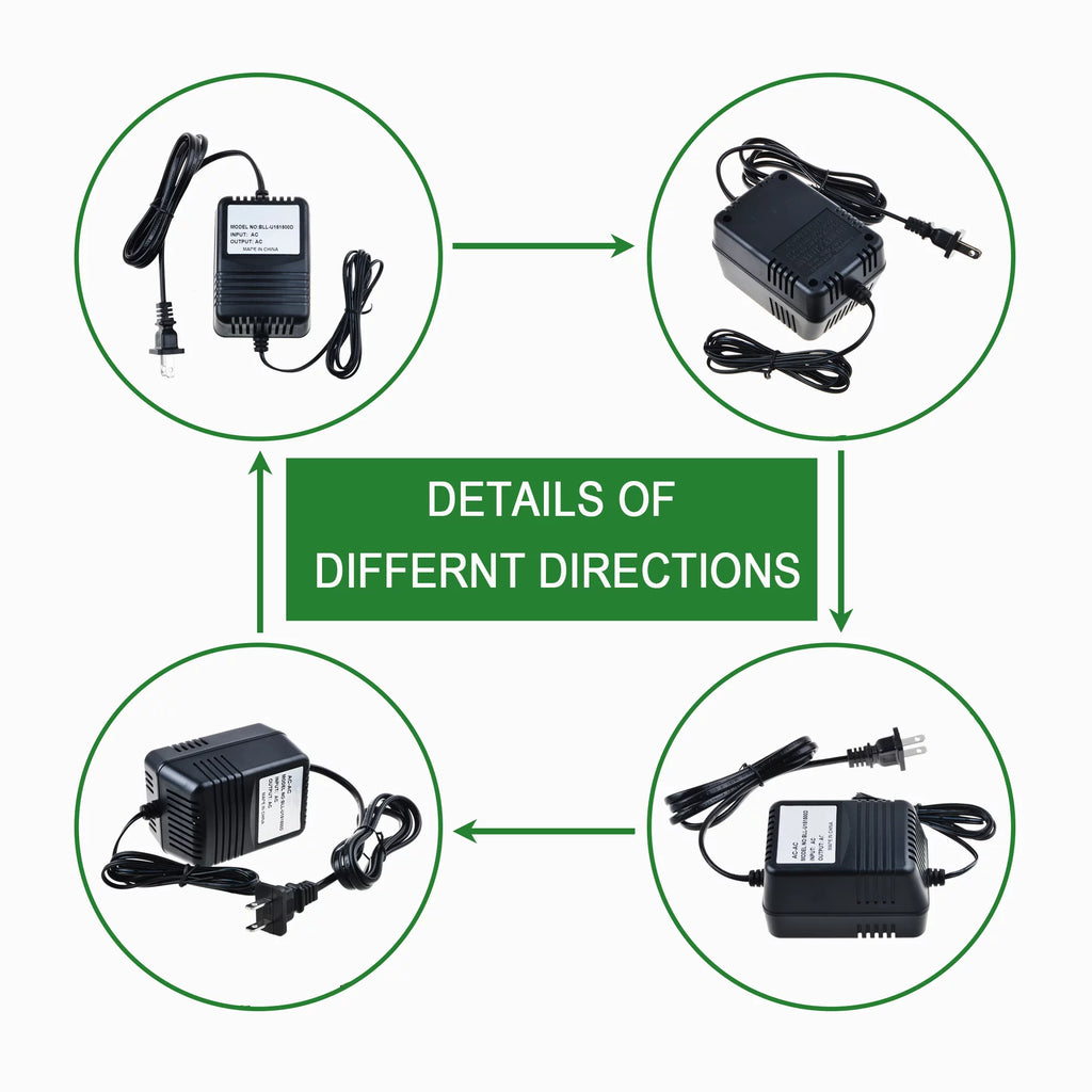 Compatible AC / DC Adapter Replacement 9V - 10 VAC Power Supply M931