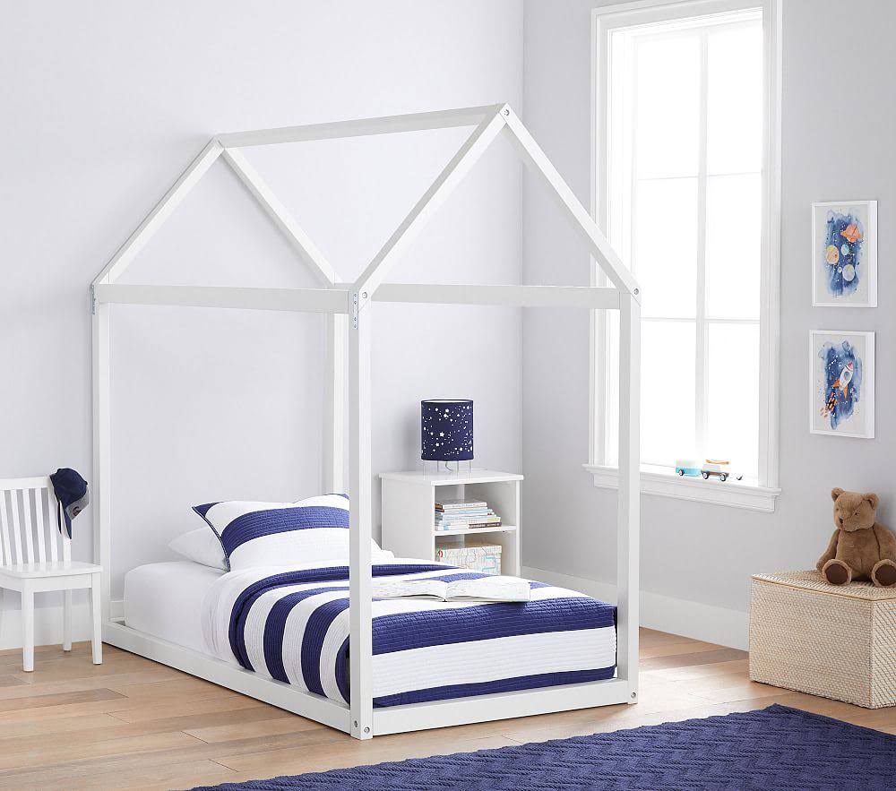 Twin Black Bed P660
