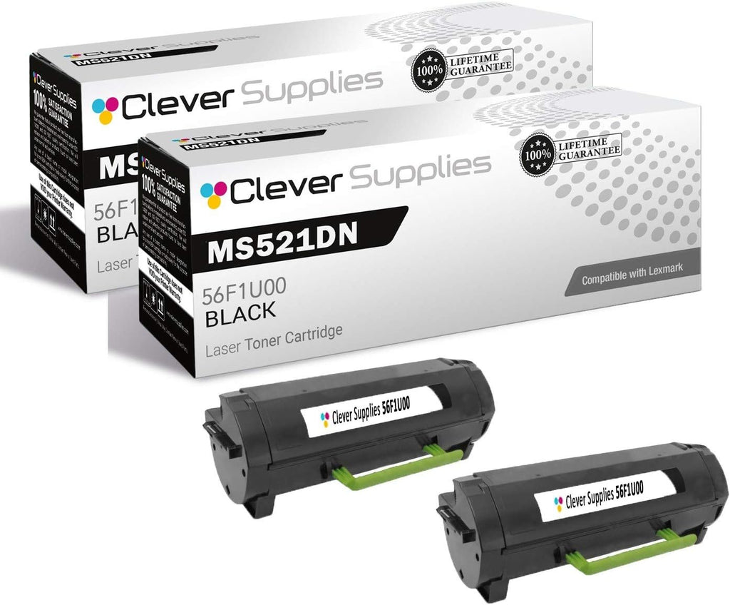 Black Toner Cartridge 2 Pack T191