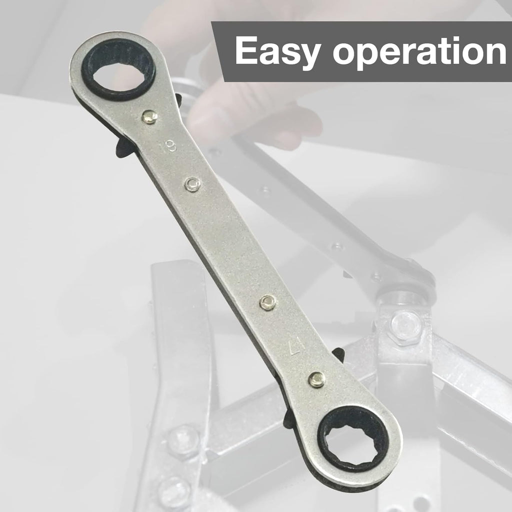 Camper Wheel Chock Stabilizer 2 Sets, RV Tire Scissor Locking X Chock, Pack of 2 Z375