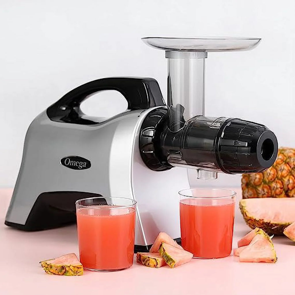 Silver Omega Juicer Juice Extractor Nutrition System 200-Watt P2548