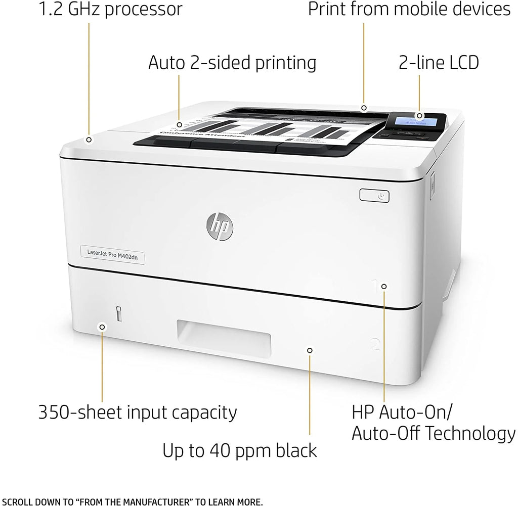 Laser Printer with Built-in Ethernet & Double-Sided Printing S336