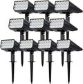 IP65 Waterproof Adjustable Solar Landscape Spotlights 10 Pack A215950