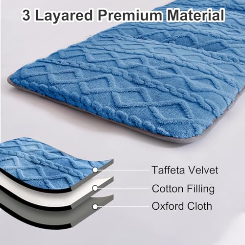 Thick Camping Cot Mattress with Elastic Straps (75" x 28") B85416