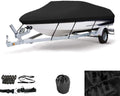 16-18Ft Heavy Duty 600D Oxford Waterproof Boat Cover with Carrying Bag M176597