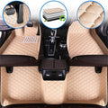 Custom Full Coverage All Weather Non-Slip Leather Car Floor Mats I117
