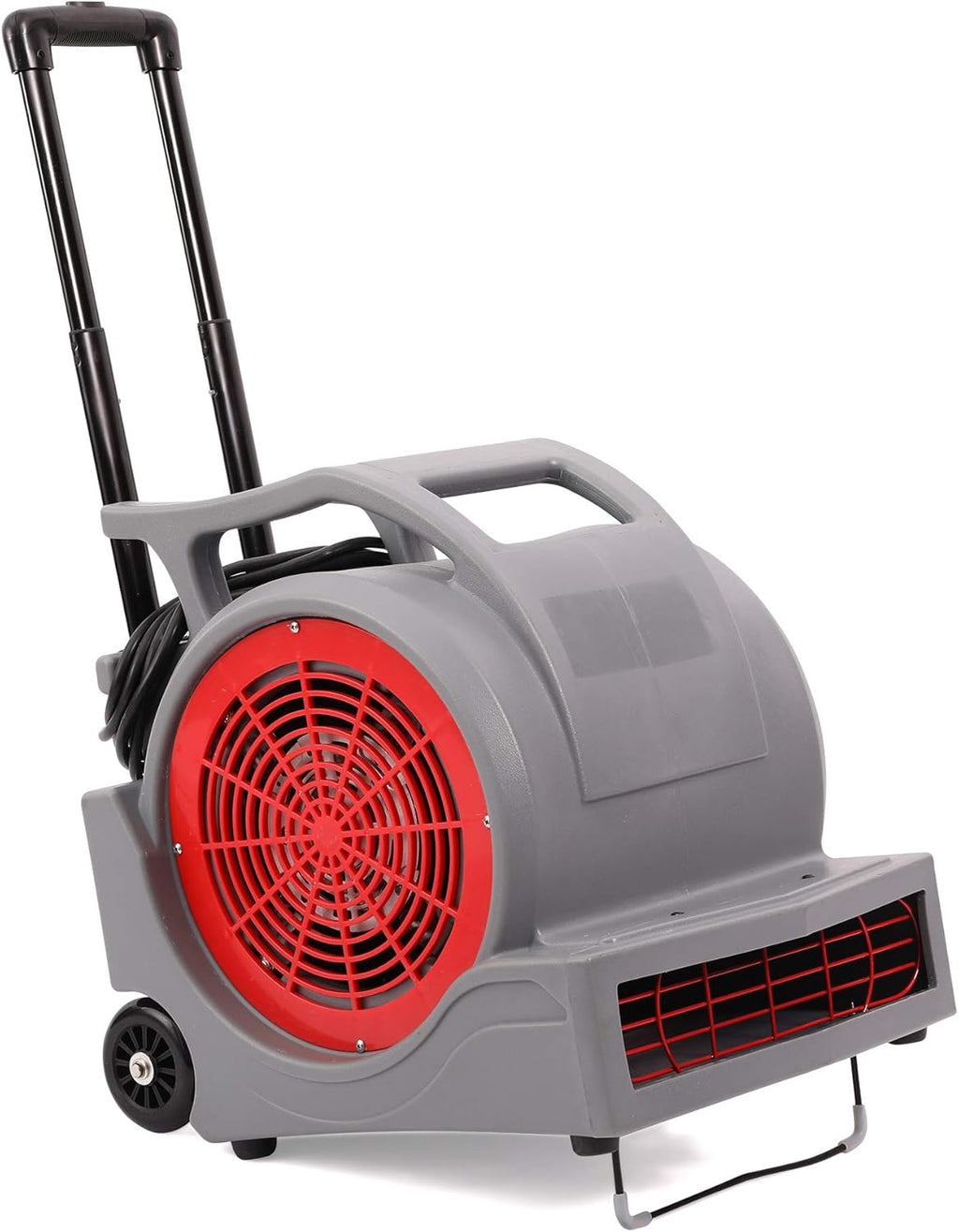 3-Speed 4000 CFM Air Mover Floor Carpet Dryer with Handle Wheelkit Gray S232432