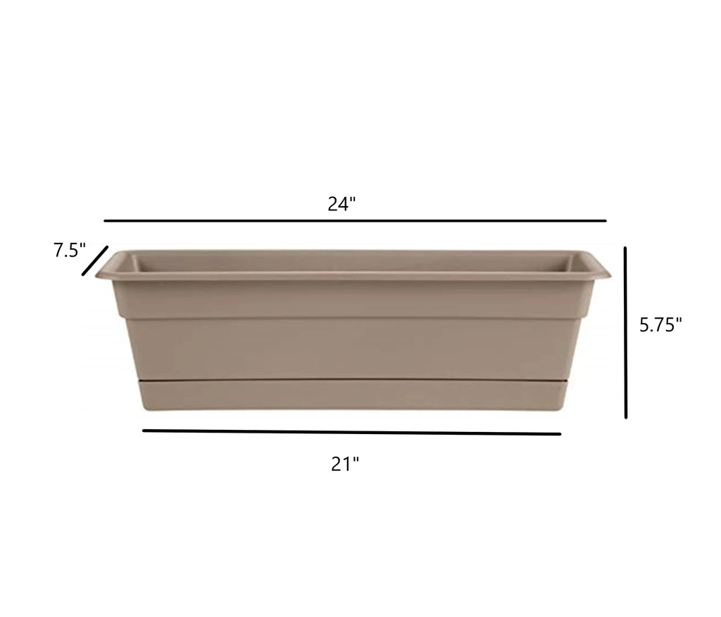 Window Box Planter with Tray 24" R250171