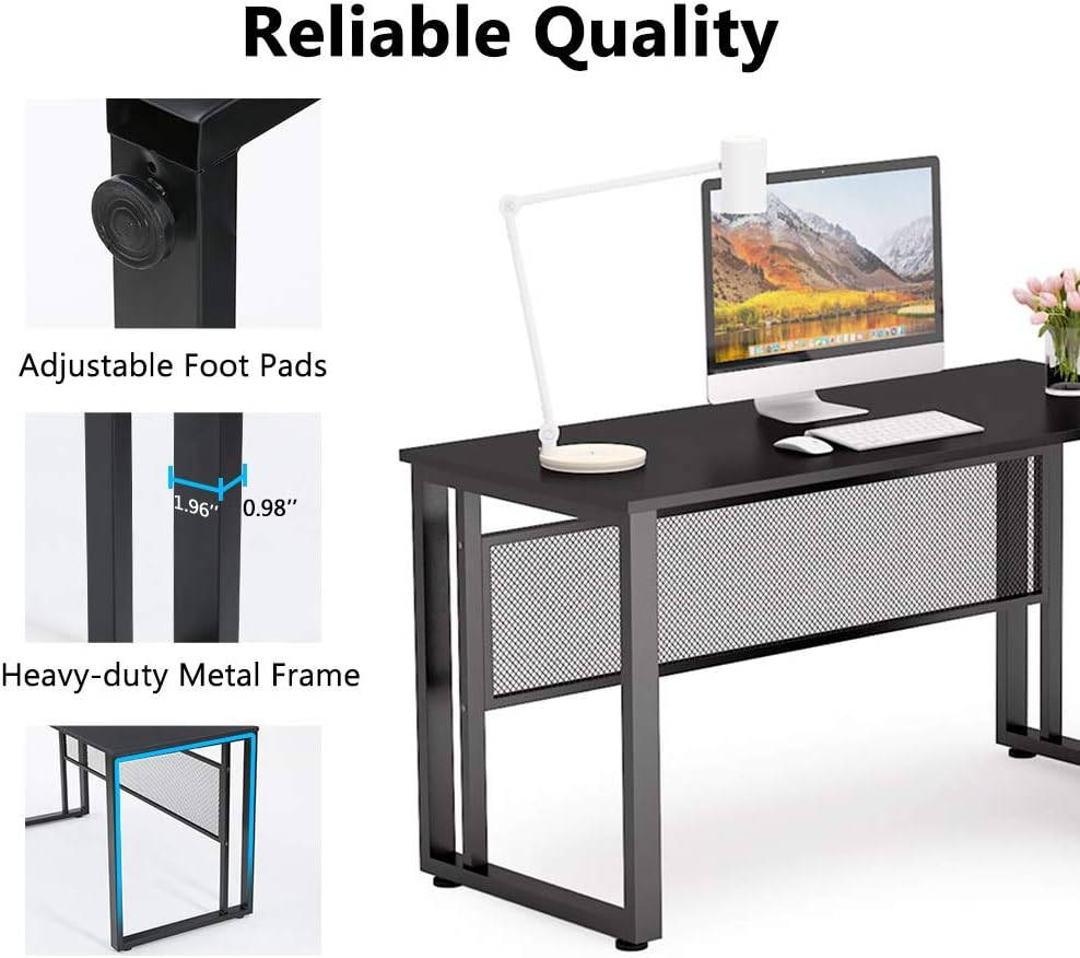 L-Shaped Computer Desk with File Cabinet U685604