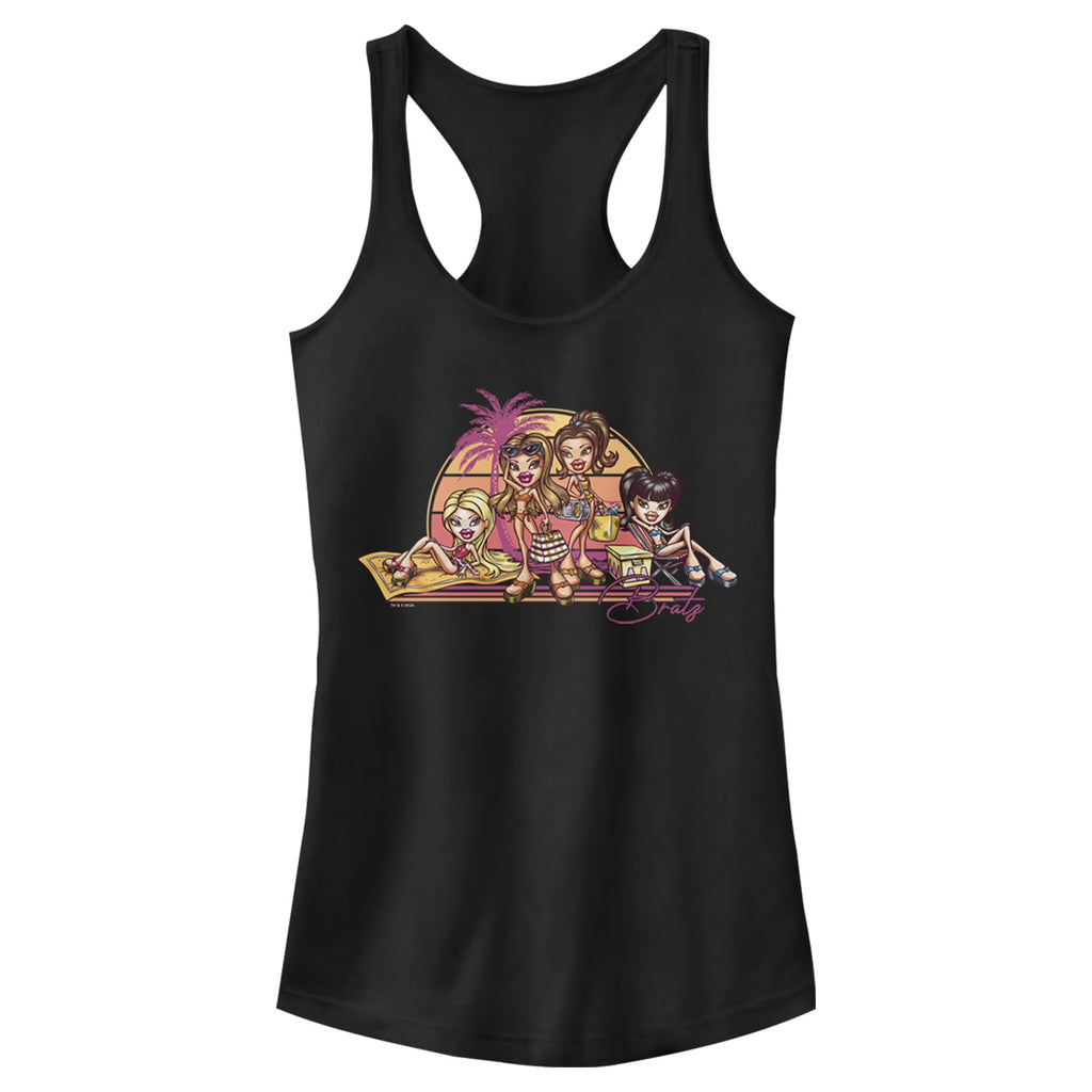 Black Large Racerback Tank Top U229220
