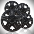 Gloss Black Hubcap Kit 4 Pack Z14617