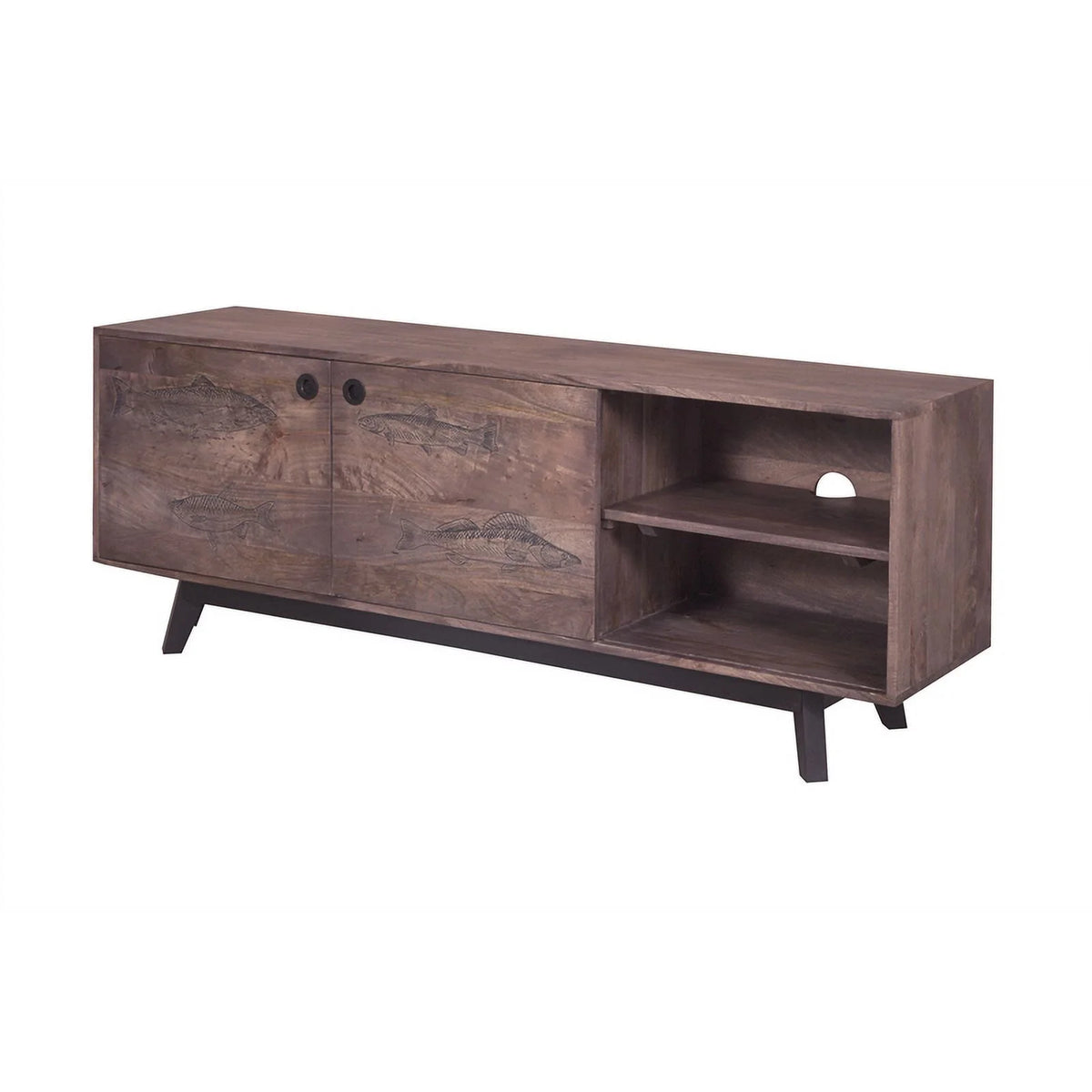 Solid Wood TV Stand D1791