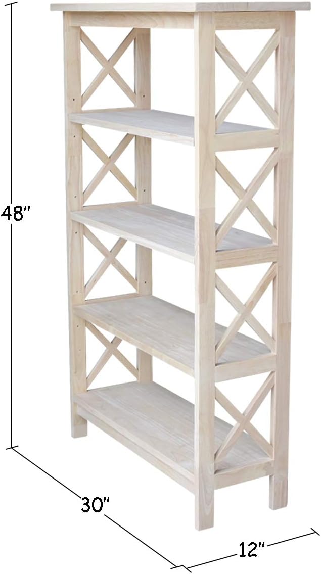 4-Tier X-Sided Bookcase Z5309