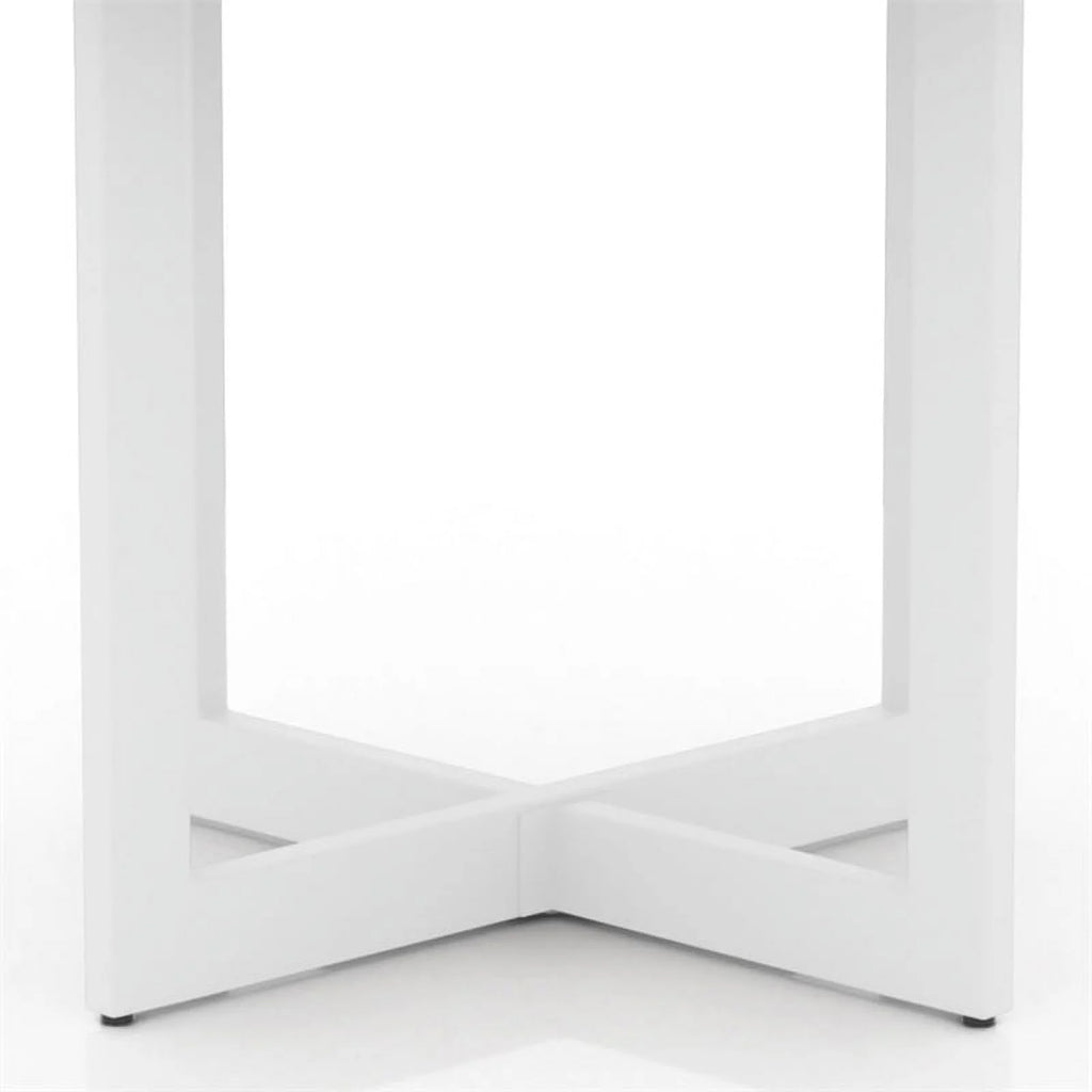 Oak and White Wood End Table Set of 2 H33417