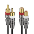 2 RCA Male to Female Extension Cable 6 Feet N700380