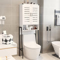 White 2-Door Over Toilet Storage Cabinet L584089