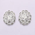 1.50 CTW Natural Diamond Polki Cluster Studs 925 Sterling Silver Earrings Q966773