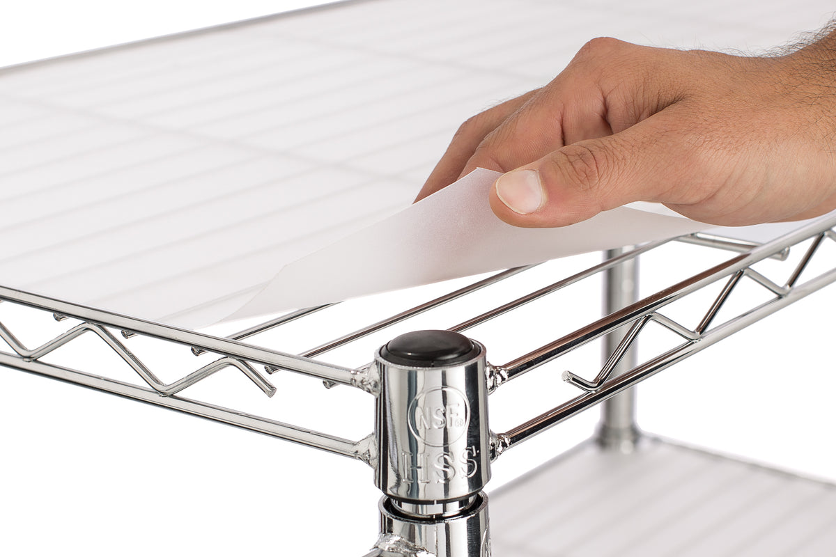 6-Shelf Wire Shelf Unit, Chrome R2455