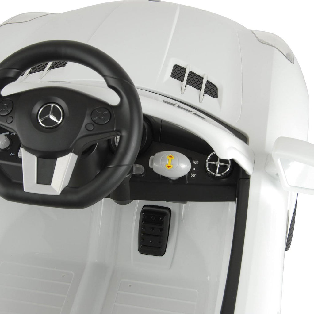 White Electric Ride on Car J625606