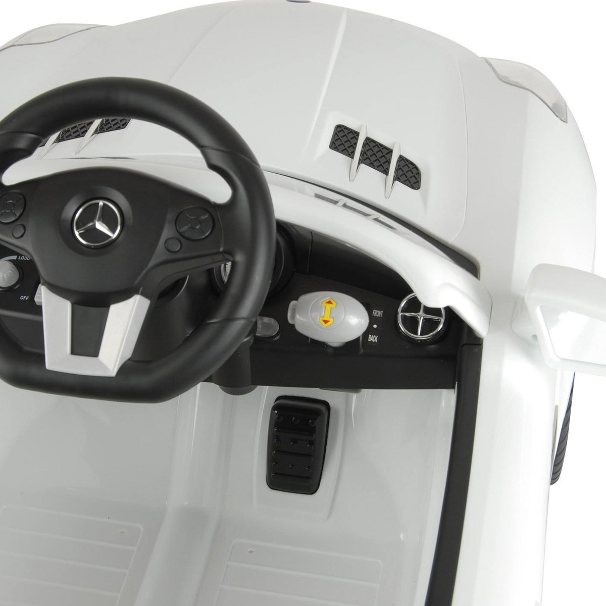White Electric Ride on Car J625606
