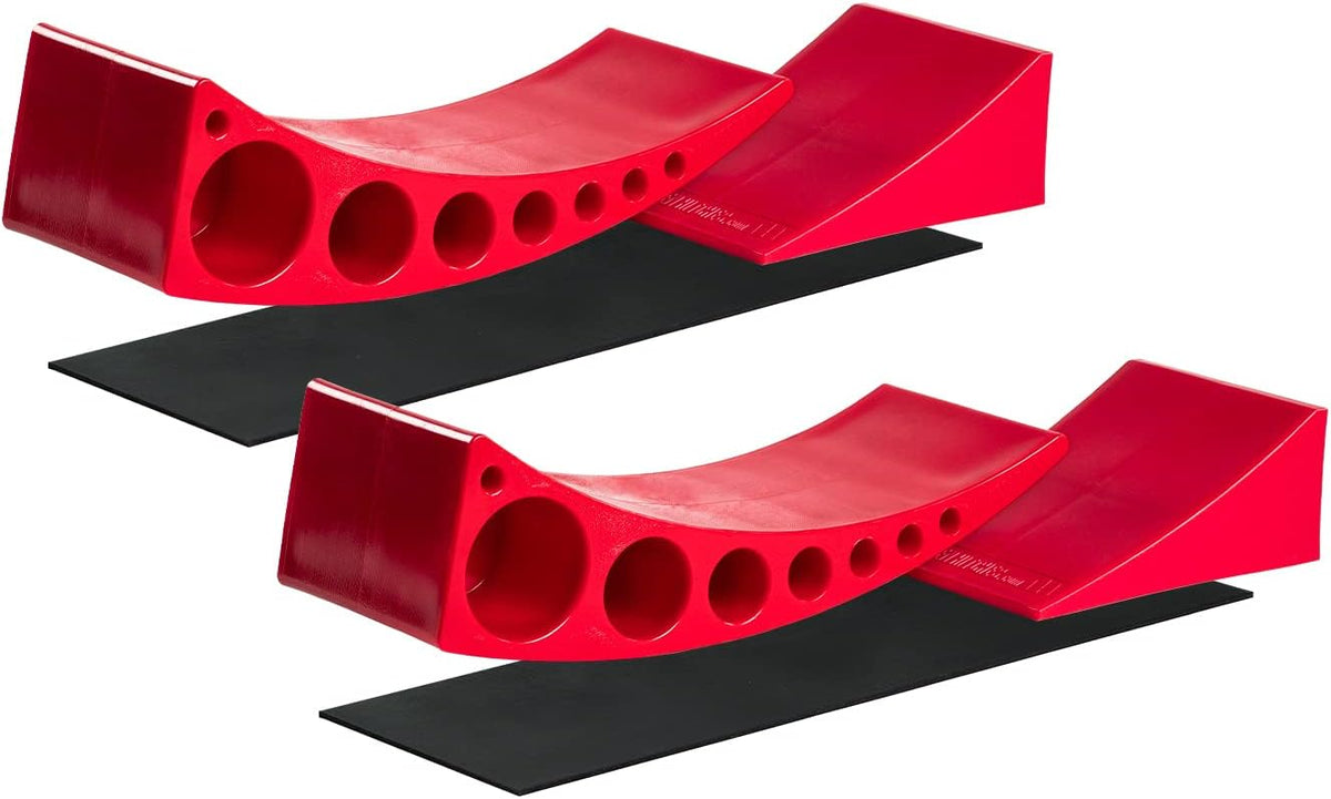 Single Camper Leveler Block with Rubber Mat P15221