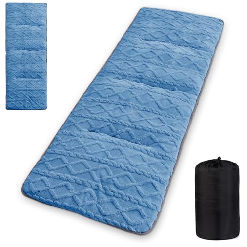 Thick Camping Cot Mattress with Elastic Straps (75" x 28") B85416