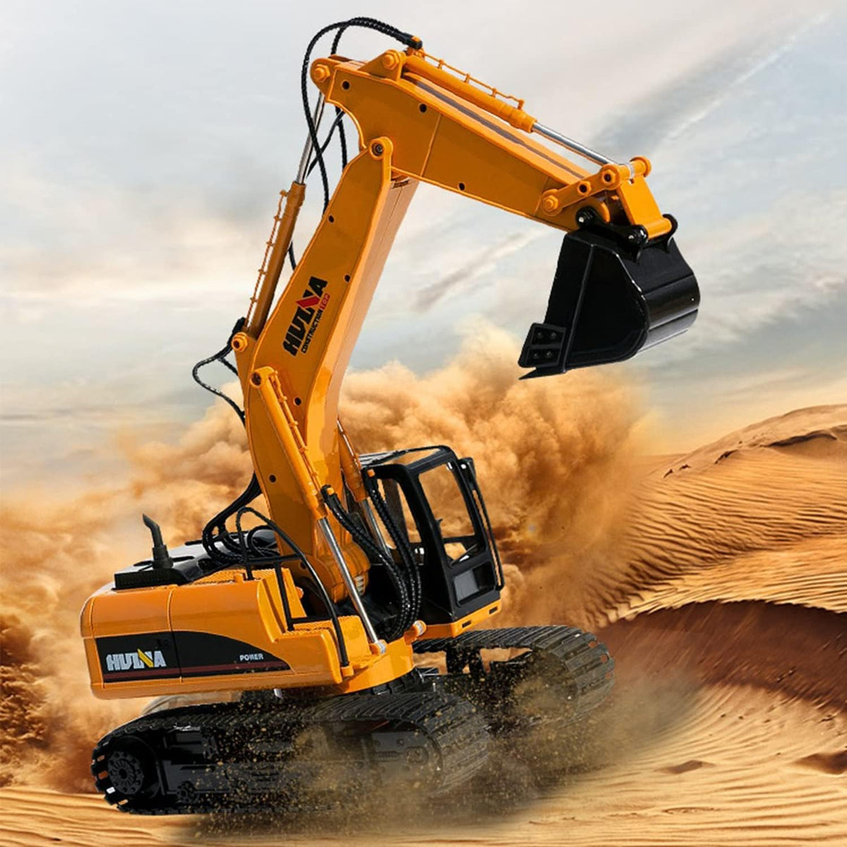 Remote Control Excavator Toy 1/14 Scale 15 Channel RC Excavator H420