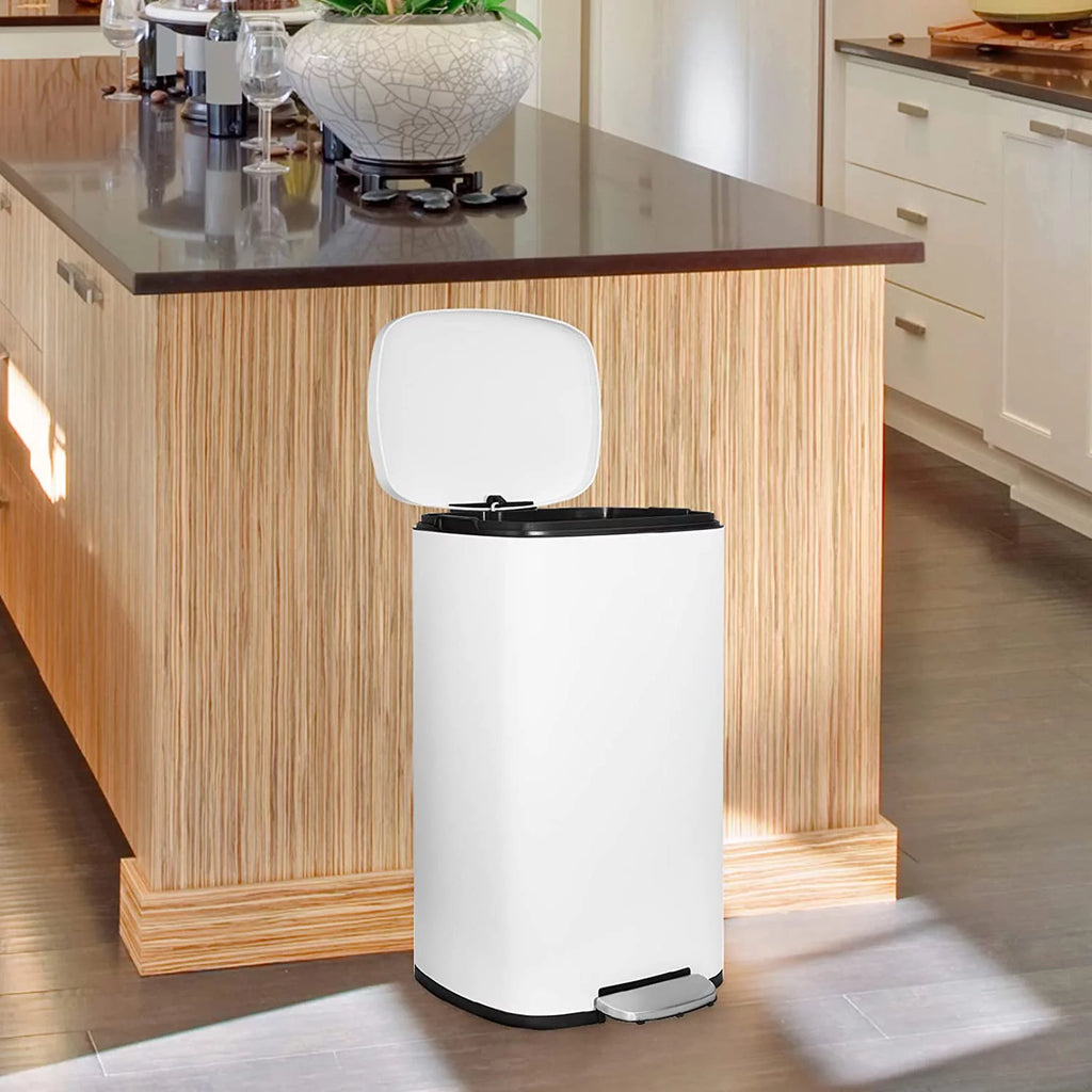 50L 13.2 Gallon Trash Can with Foot Pedal B96726