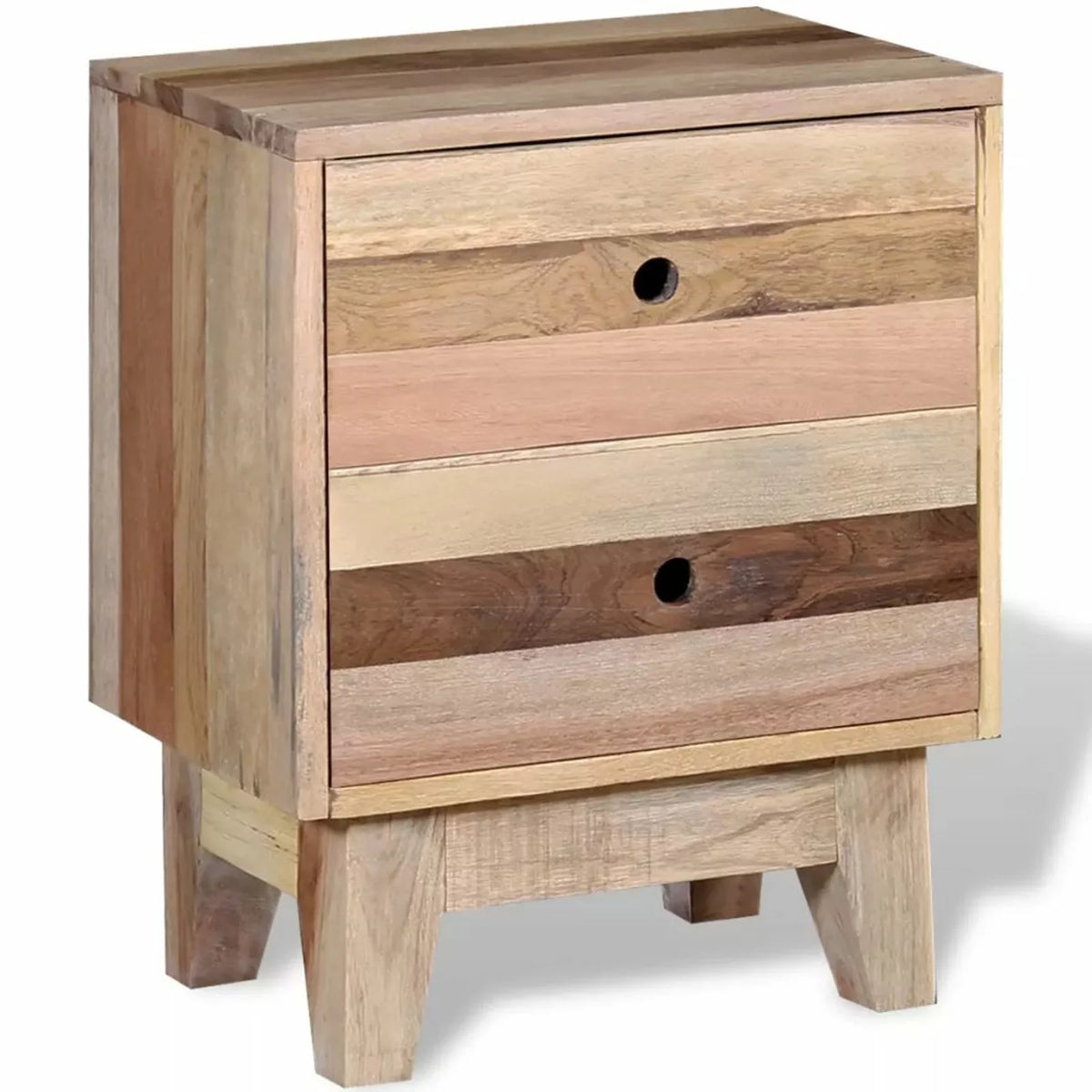 Solid Reclaimed Wood Bedside Cabinet L5960