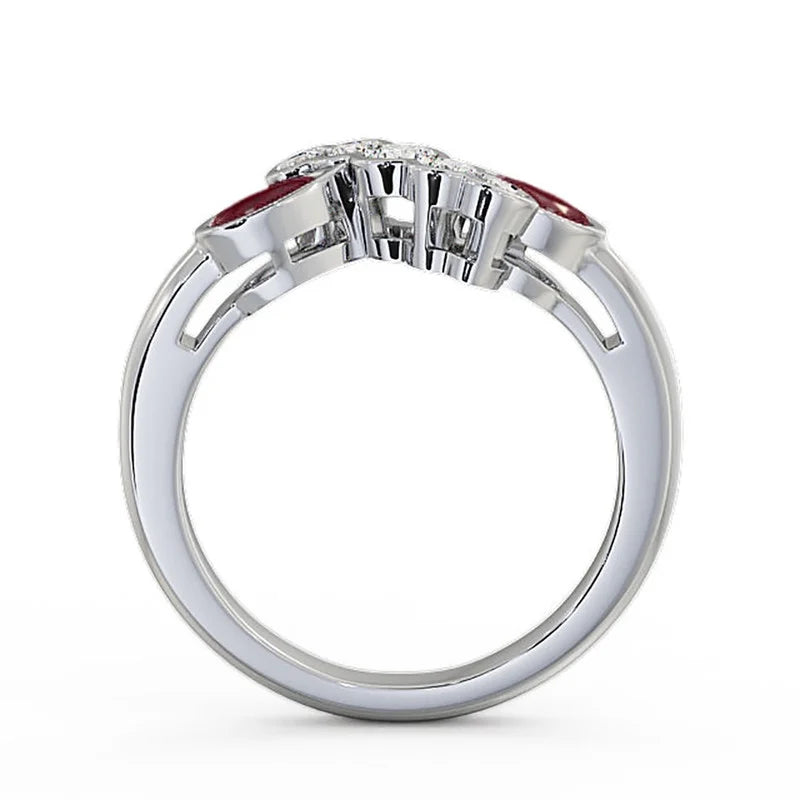 14K White Gold Eternity Band Size 4.5 O41048