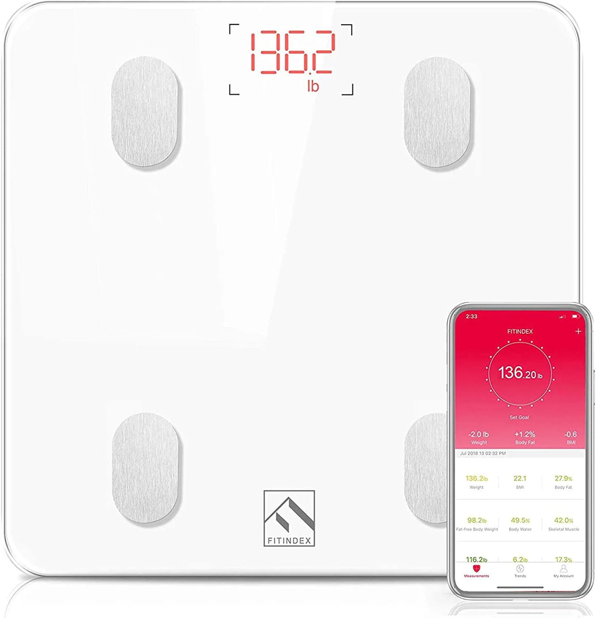 Bluetooth Body Fat Scale D2903