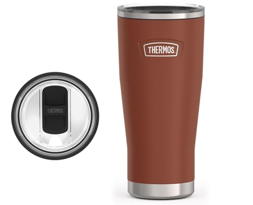 Stainless Steel Cold Tumbler with Slide Lock, 24 Ounce Y367