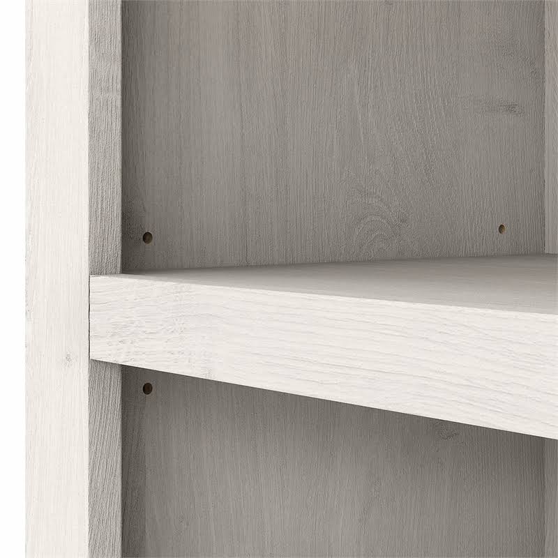 White Oak 5 Shelf Bookcase Set of 2 Q60593